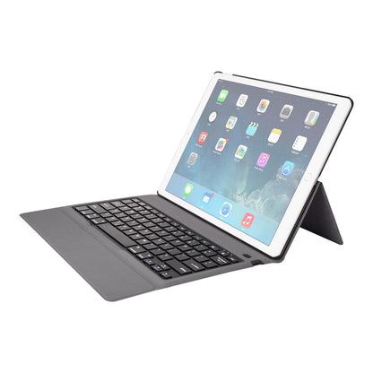 Ultra-Thin Bluetooth Keyboard Leather Case For Ipad Pro 12.9 With Stand - Black-1915196488141639686