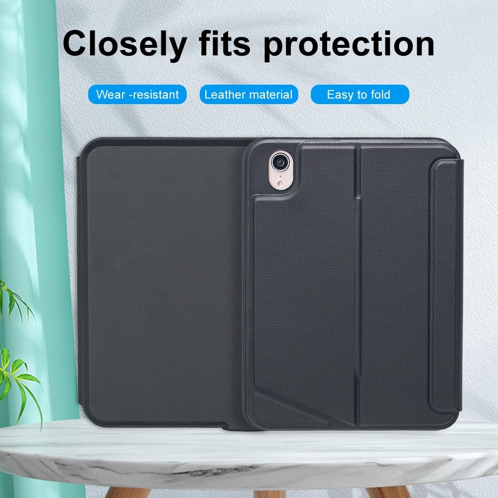 Split Type Bluetooth Keyboard Leather Case For Ipad Mini6 With Touch Backlight-1915198220112367620