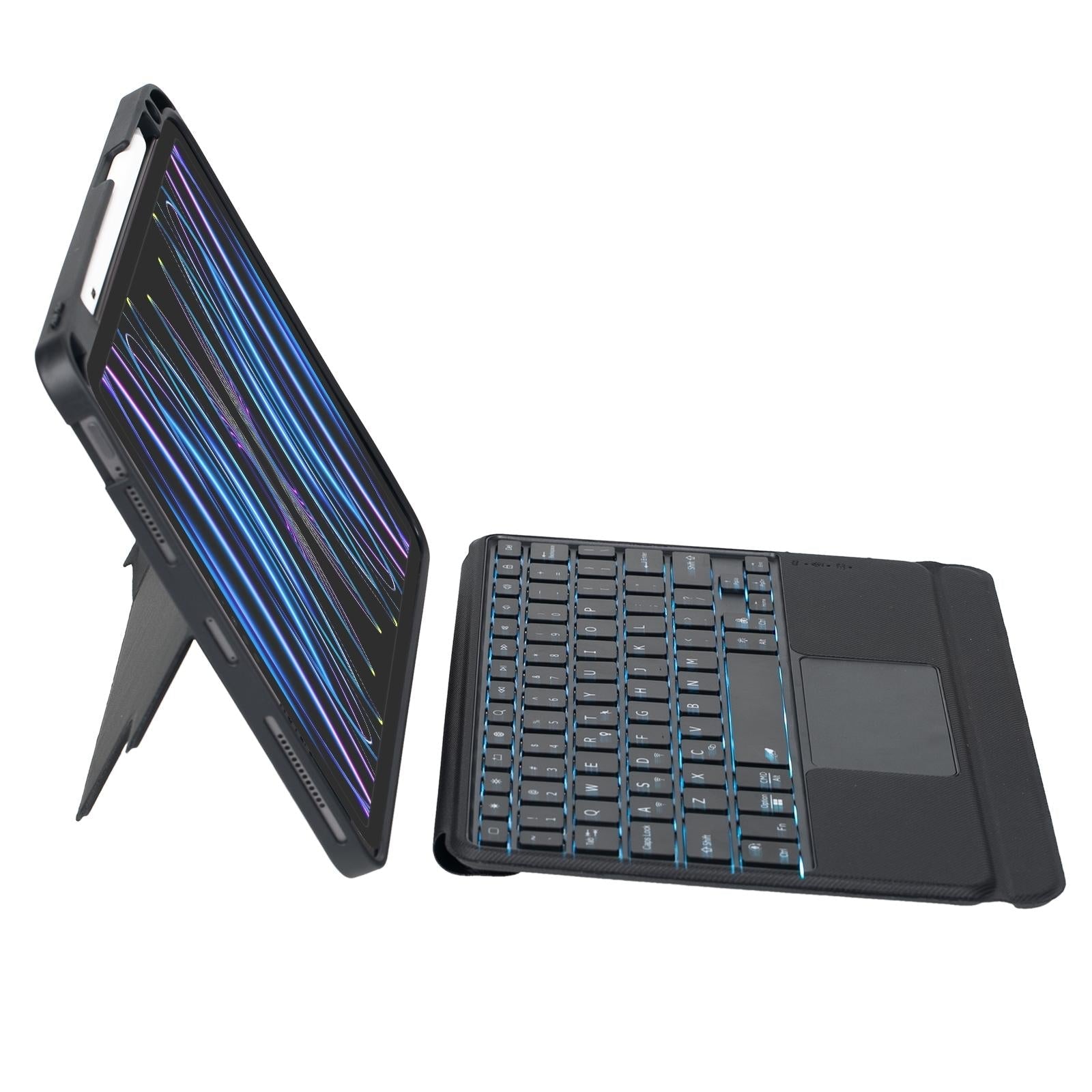 Bluetooth Keyboard Leather Case For Ipad Air / Pro 11 - Touch Backlight Split Type-1915197907234066433