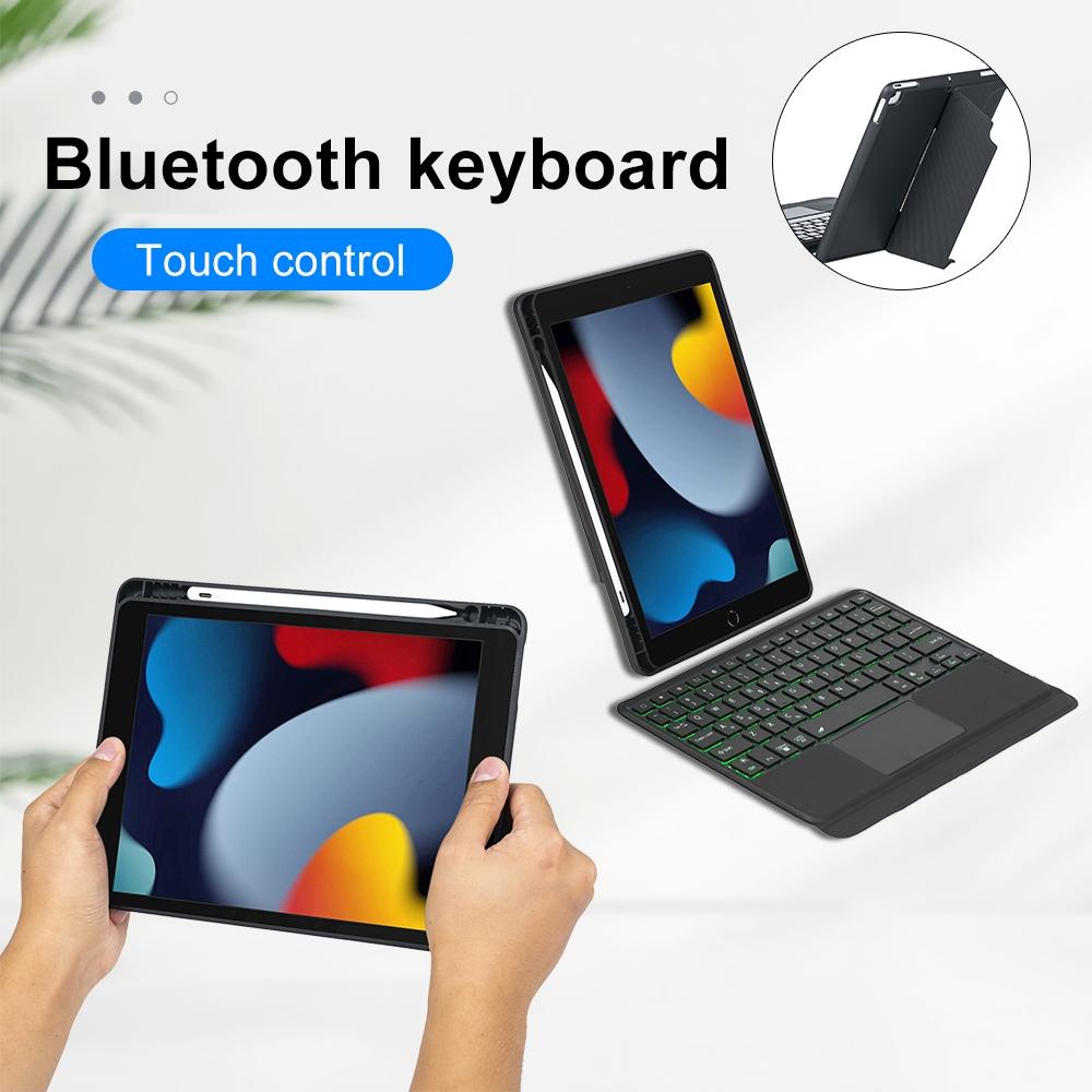 Bluetooth Keyboard Leather Case For Ipad 10.2 / 10.5 / Pro 10.5 - Touch Backlight Split Type-1915197741978488837