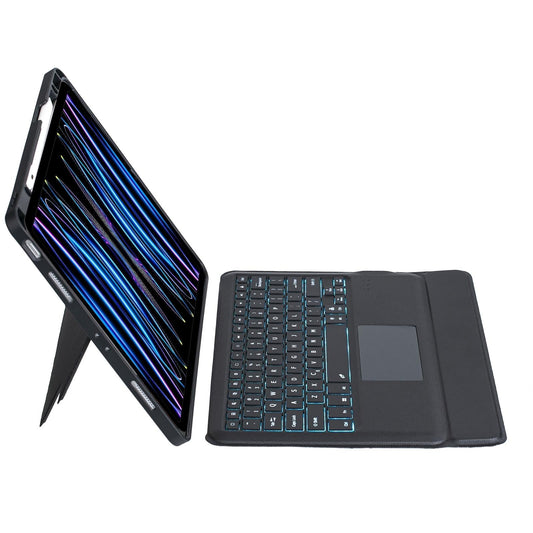 12.9 Ipad Pro Touch Backlight Bluetooth Keyboard Leather Case - Split Type 2022 / 2021 / 2020 / 2018-1915197568602738689