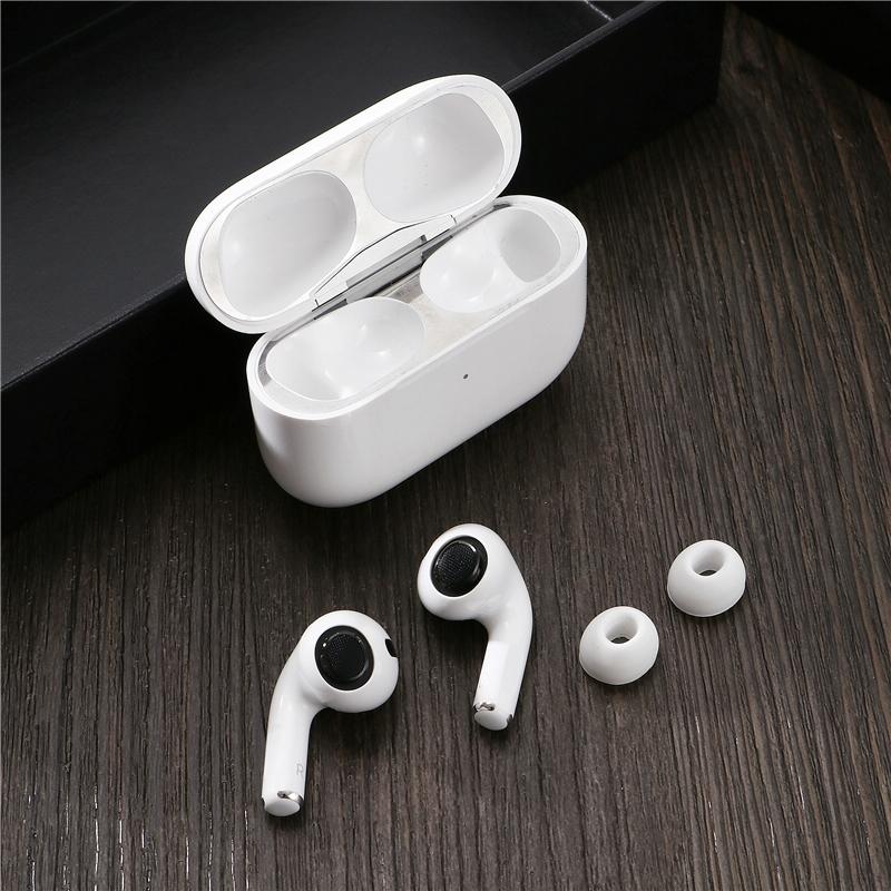 Wireless Earphones With Replaceable Earplugs For Airpods Pro - 1 Pair-1915197417939144709