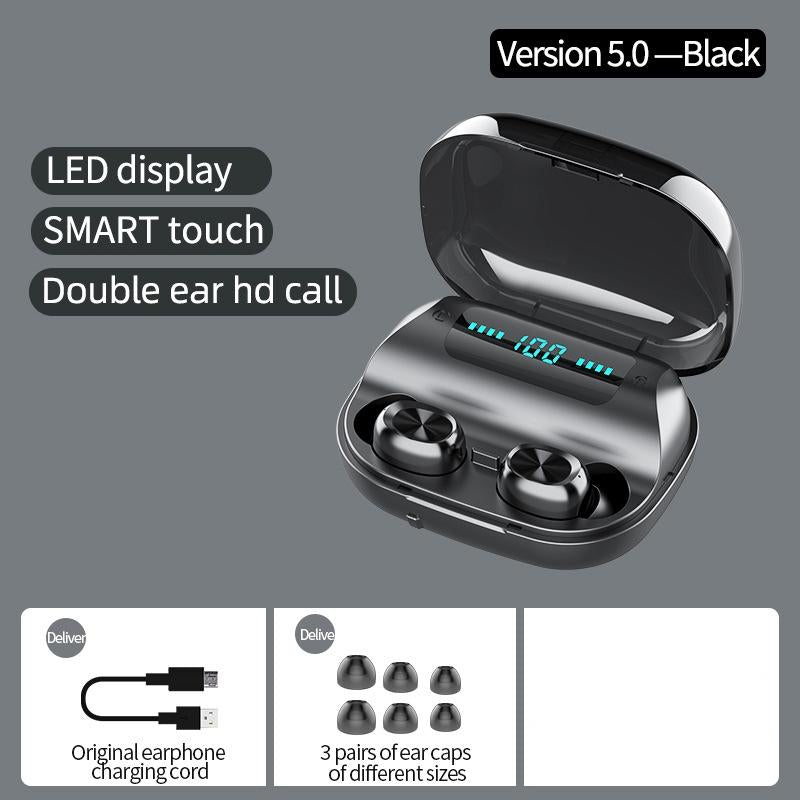 Wireless Noise-Cancelling Earbuds With Charging Case-1943465050924781569