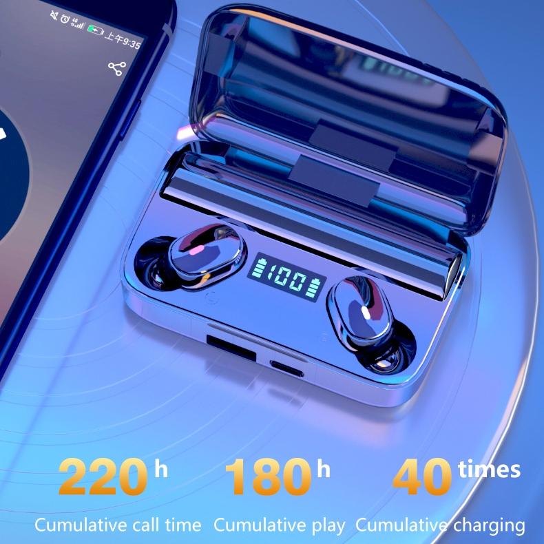 Wireless Earbuds With Noise Cancellation & Magnetic Charging - Led Display-1915196500024102920
