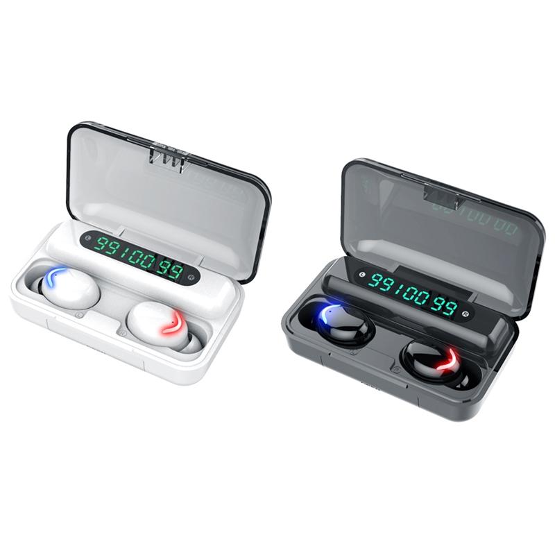 Wireless Noise-Cancelling Earbuds With Triple Display - Black-1915196733118353409