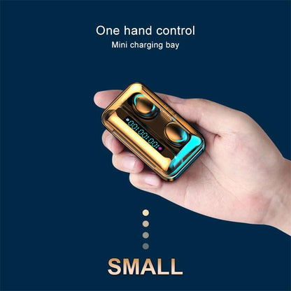 Wireless Noise-Cancelling Earbuds With Triple Display - Black-1915196733118353412