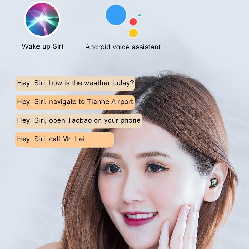 Wireless Noise-Cancelling Earbuds With Triple Display - Black-1915196733118353416