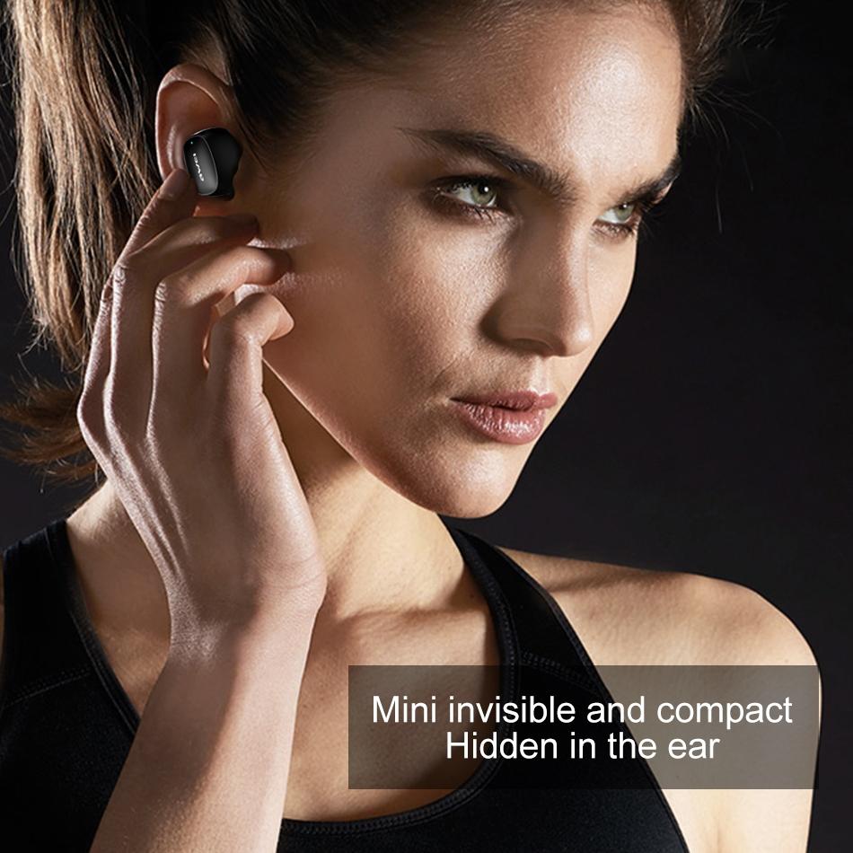 Wireless Sports Headset With Charging Case - T13 Tws Bluetooth V5.0 - Black-1915196720132788231