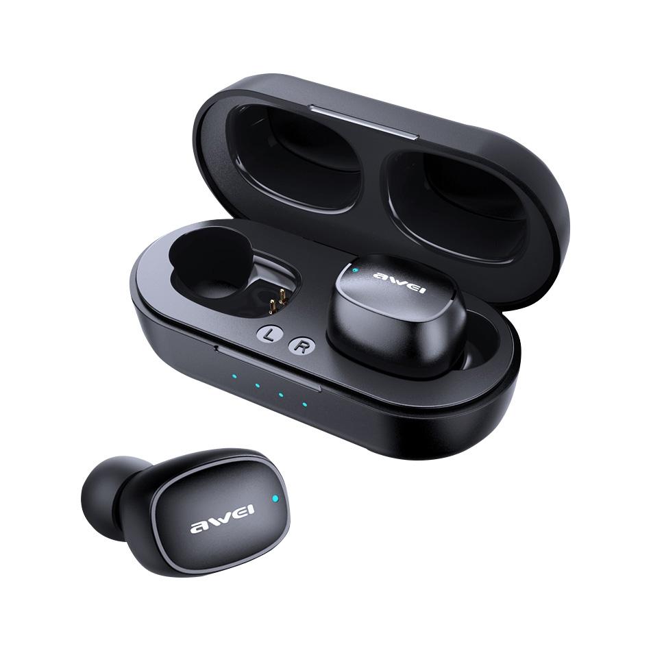 Wireless Sports Headset With Charging Case - T13 Tws Bluetooth V5.0 - Black-1915196720132788232