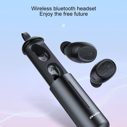 Wireless Sports Headset With Portable Charging Case - T55 Tws Bluetooth V5.0 Black-1915196738575142917