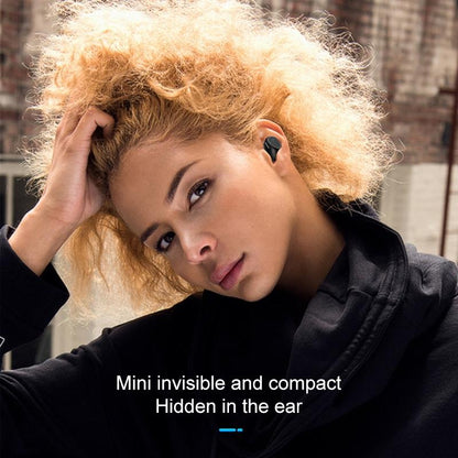 Wireless Sports Headset With Portable Charging Case - T55 Tws Bluetooth V5.0 Black-1915196738575142920