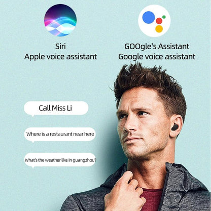 Waterproof Wireless Bluetooth Earphones With Charging Box - A6S-1915196682165948423