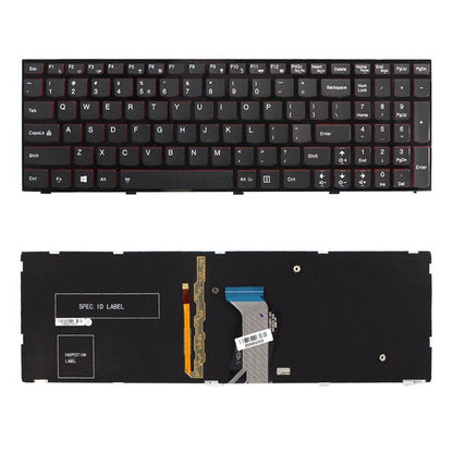 Backlit Us Keyboard For Lenovo Y500 / Y510P / Y590 - Black-1915196750751207424