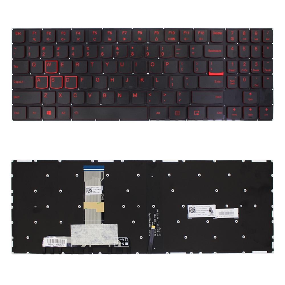 Backlit Us Keyboard For Lenovo Legion Y520 / Y720 / R720 - Black-1915196779041787907