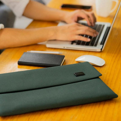 Waterproof Polyester Laptop Sleeve For 13.3 Laptops - Beige-1915196589295669256