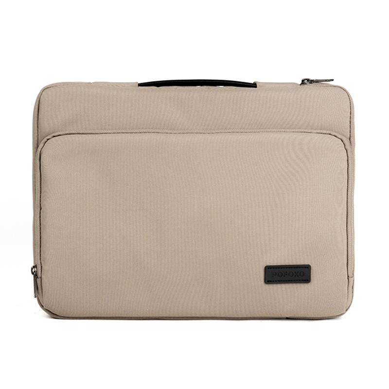 Waterproof Functional Laptop Handbag - 13.3 Inch Khaki-1915196564964511744
