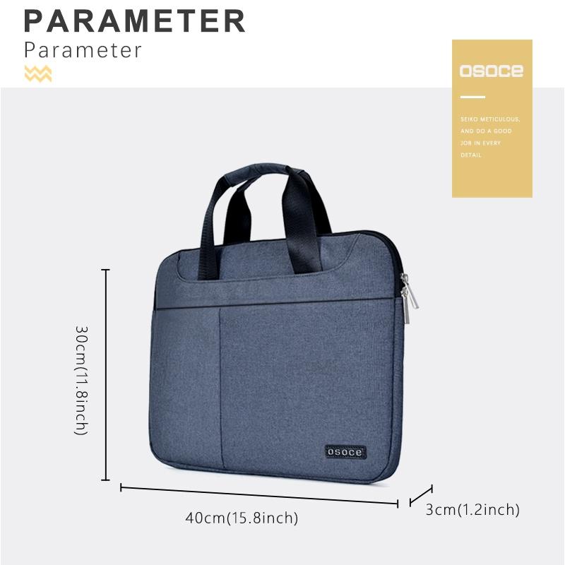 Breathable Laptop Bag For 15 Macbook Samsung Sony Dell Alienware Chuwi Asus Hp - Blue-1915196570488410118