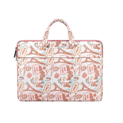 Waterproof Canvas Laptop Handbag - Fits 13.3 Inch-1915198049471303681