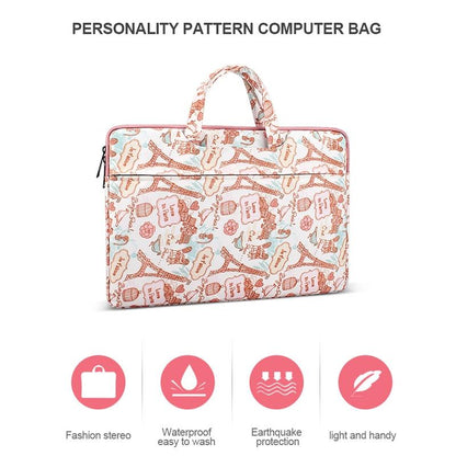 Waterproof Canvas Laptop Handbag - Fits 13.3 Inch-1915198049471303683