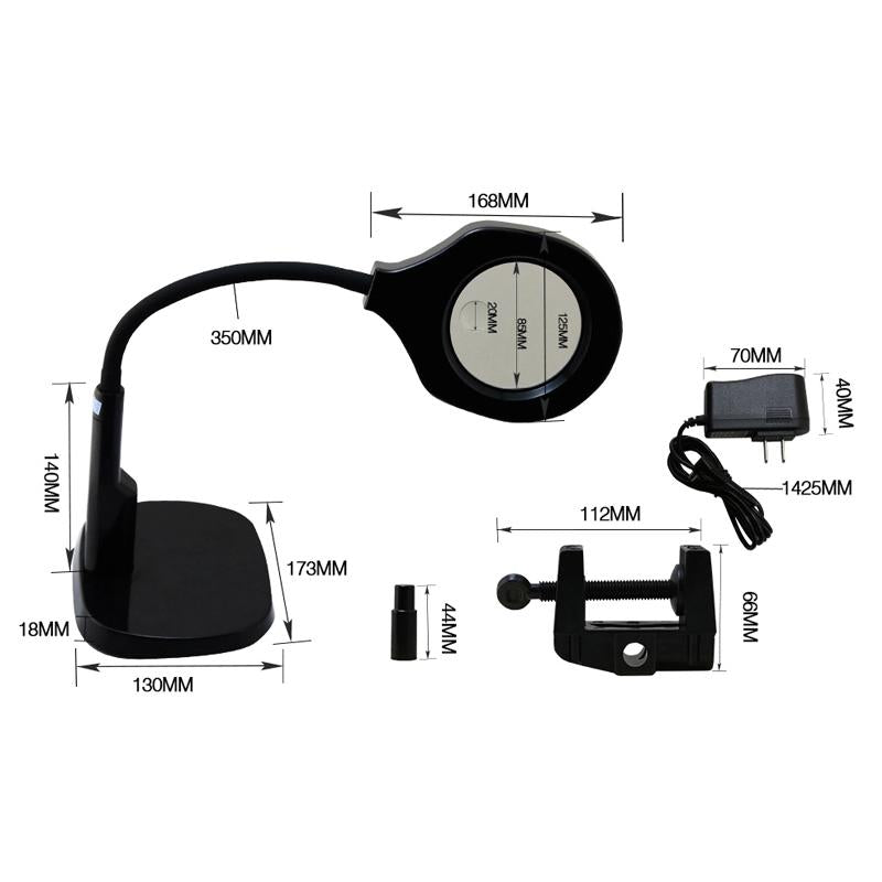 Adjustable Led Desk Magnifier Lamp For 220V Voltage-1915198035885953028