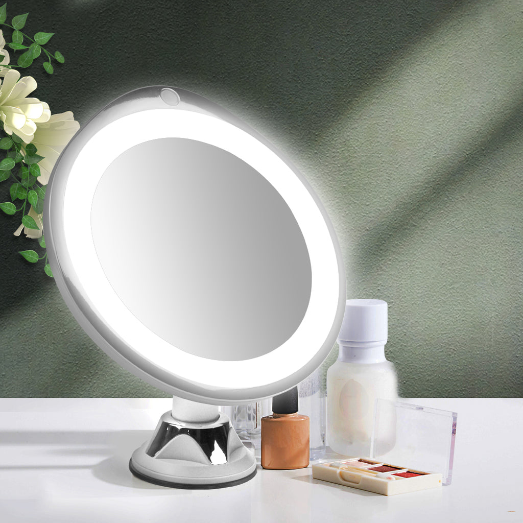 10x Magnifying Makeup LED Mirror 360 Dgree-1973193612661493767