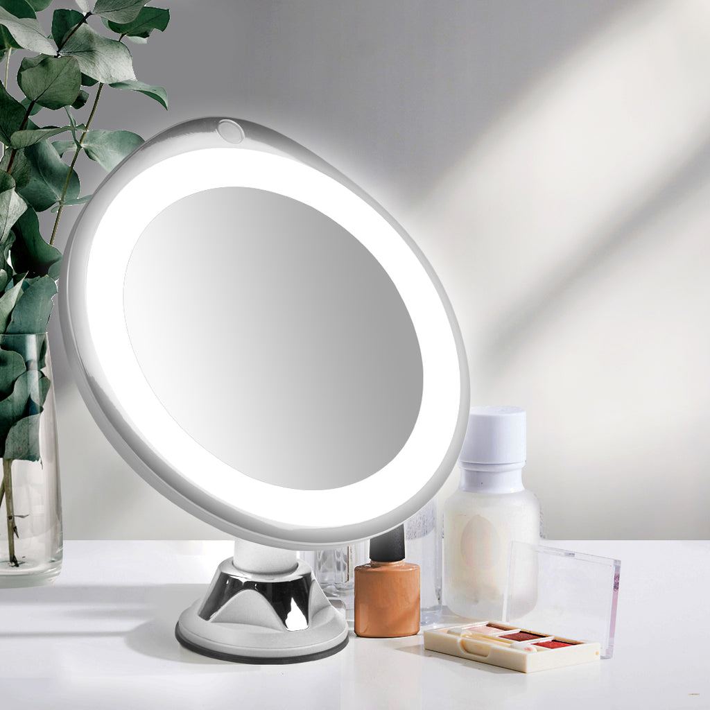 10x Magnifying Makeup LED Mirror 360 Dgree-1973193612661493766