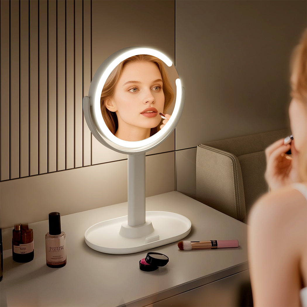 Yezi 10x Magnifying Makeup Mirror with LED Light-1973194190204571654