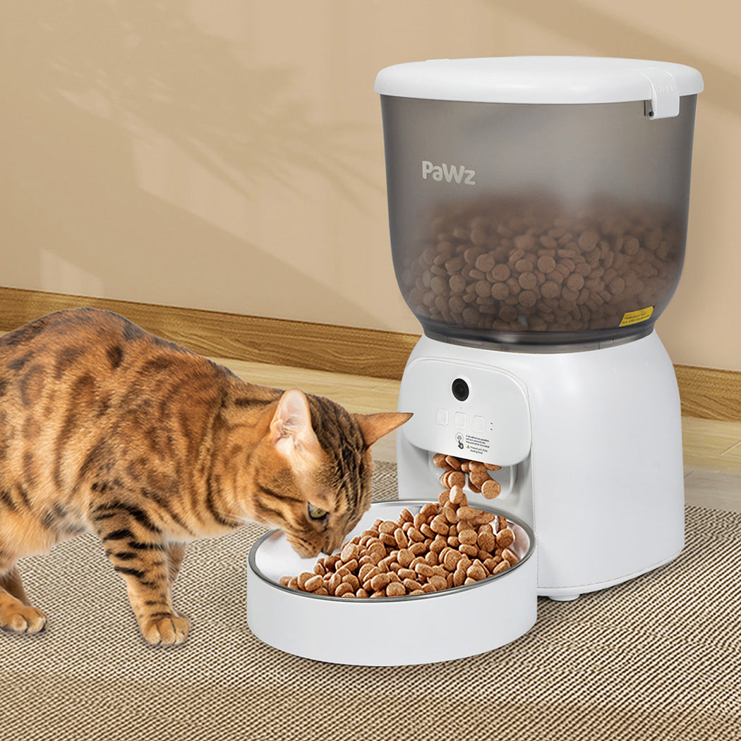 Pawz 4L Auto Pet Feeder Automatic Camera WiFi App-1973193539156316166