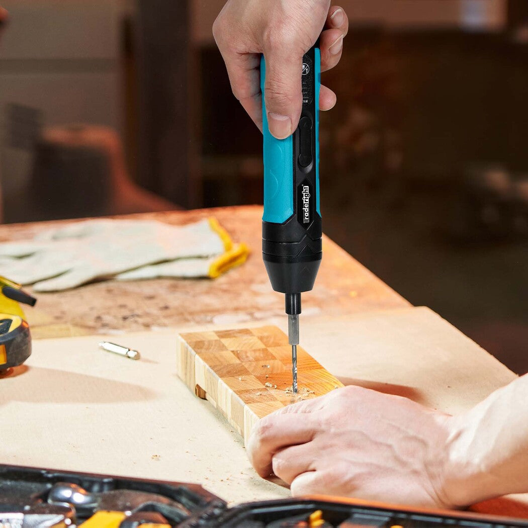 Traderight 4V 37PCS Cordless Screwdriver 1500mAh 300RPM-1973194185599225862