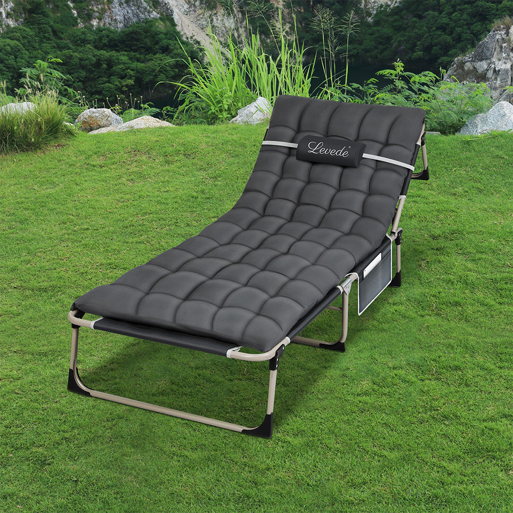 Levede Folding Camping Bed Camp Cots-1973193576447873030