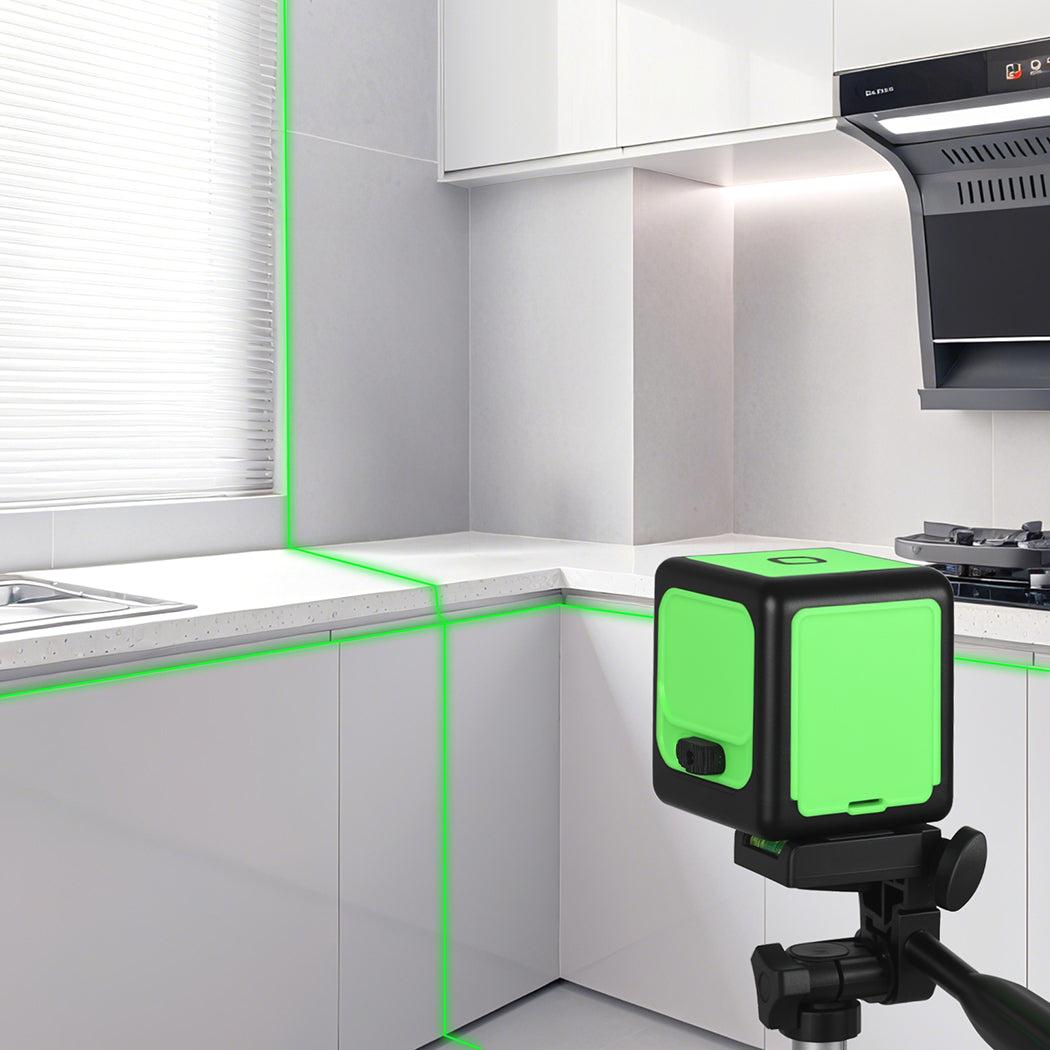 Traderight Green Laser Level with Tripod 25m IP54 Kit-1973194187708960775