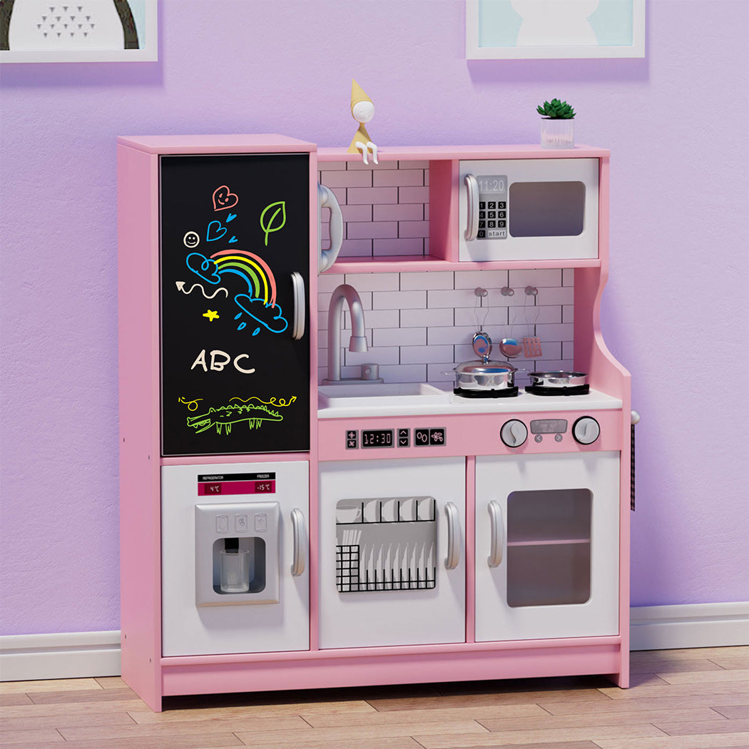 Bopeep Kids Kitchen Set Wooden Pretend Play Cooking Toy-1973193533477228551