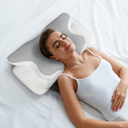 Dreamz Memory Foam Pillow Shoulder Neck Support-1973193535964450823