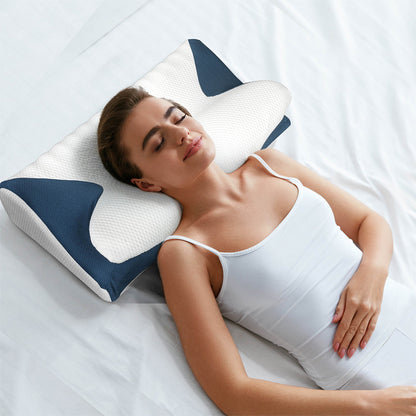 Dreamz Memory Foam Cervical Pillow Pain Relief-1973193536987860999
