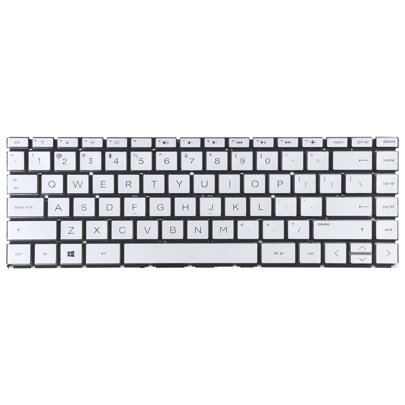 Silver Us Keyboard For Hp Pavilion X360 14-Inch-1915196599957590017
