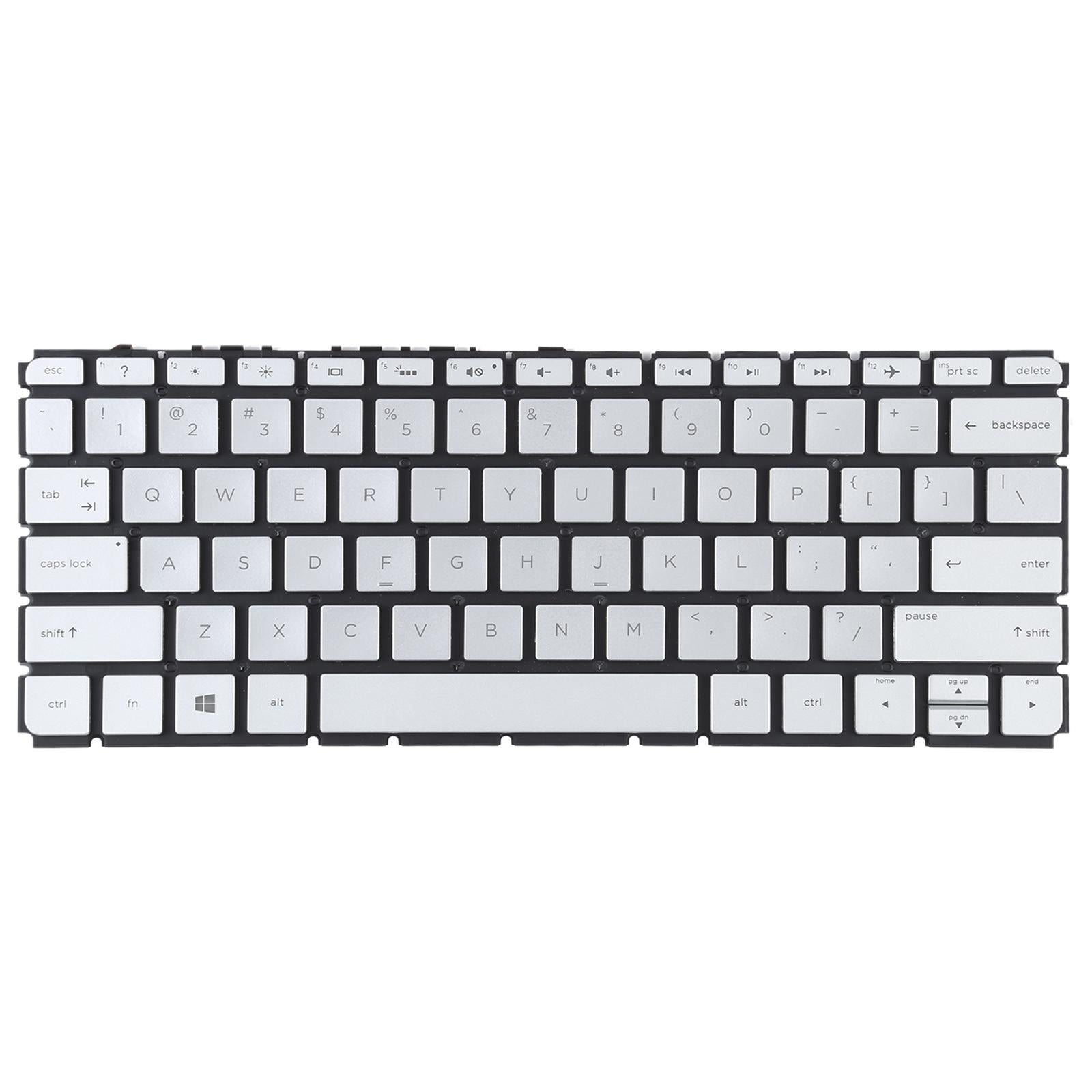 Silver Backlit Keyboard For Hp Envy 13-D Us Version-1915196594161061889