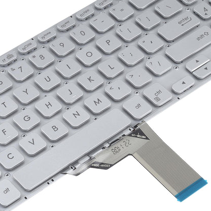 Us Keyboard With Backlight For Asus Vivobook X512 - Silver-1915196596845416451