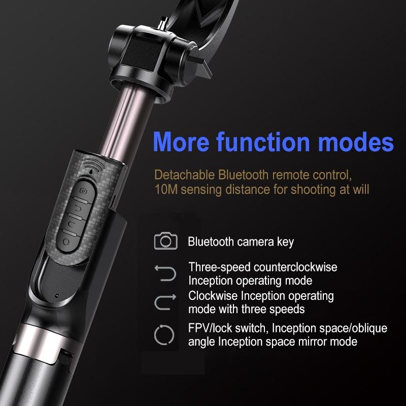 Foldable 3-In-1 Gimbal Stabilizer With Bluetooth Remote And Tripod For Smartphones-1915197701440540675