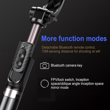 Foldable 3-In-1 Gimbal Stabilizer With Bluetooth Remote And Selfie Stick For Smartphones-1915197845762347011