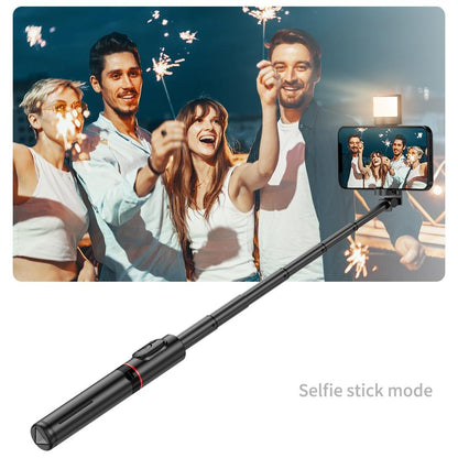Rotatable Bluetooth Selfie Stick With Fill Light And Remote Control-1915197221817683973
