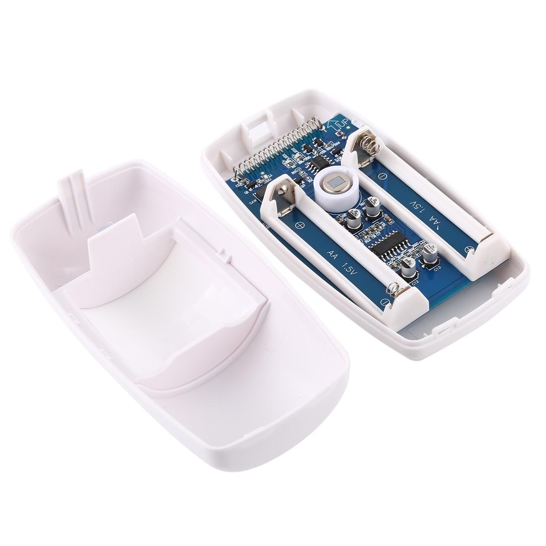 Wireless Wide Angle Pir Detector - 433Mhz White-1915196622044794883