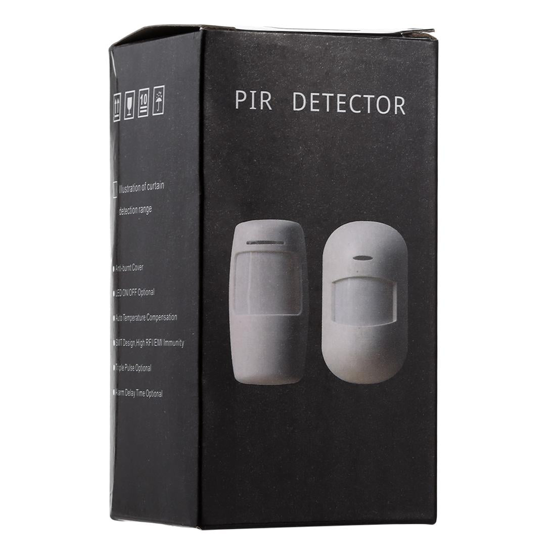 Wireless Wide Angle Pir Detector - 433Mhz White-1915196622044794885