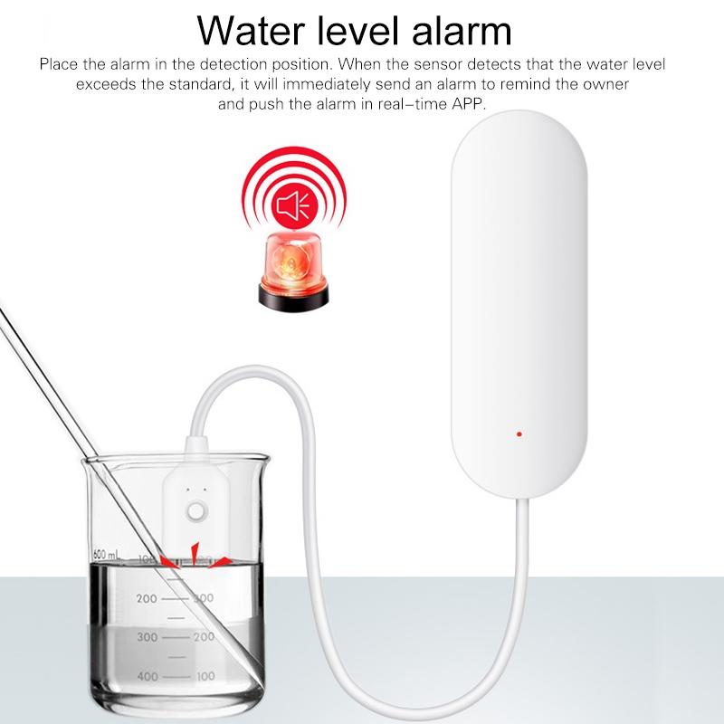 Smart Wifi Water Leak Detector - Household Sensor-1915197428353601541