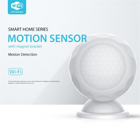 Wireless Wifi Motion Sensor With Magnet Bracket & Red Led For Android / Ios-1915197771137290241