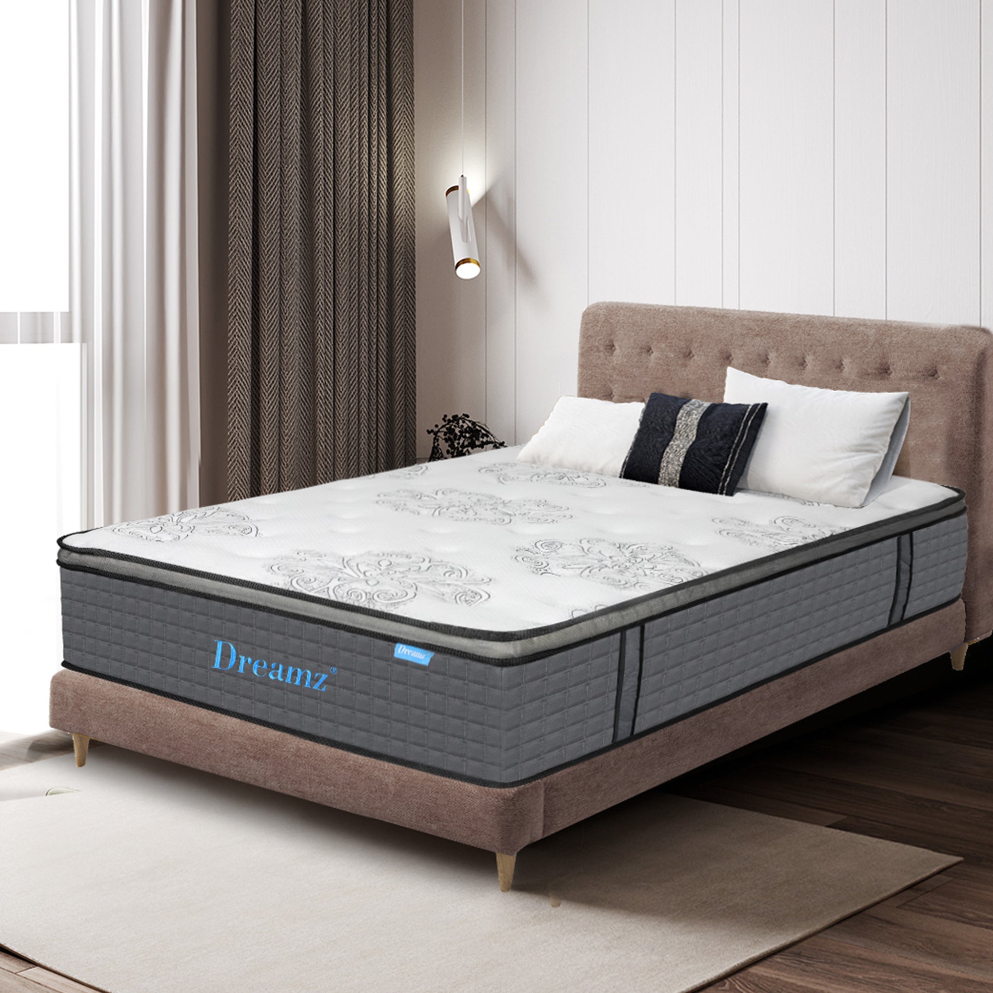 Dreamz Spring Mattress Bed Pocket Egg Queen - Bens Market Place