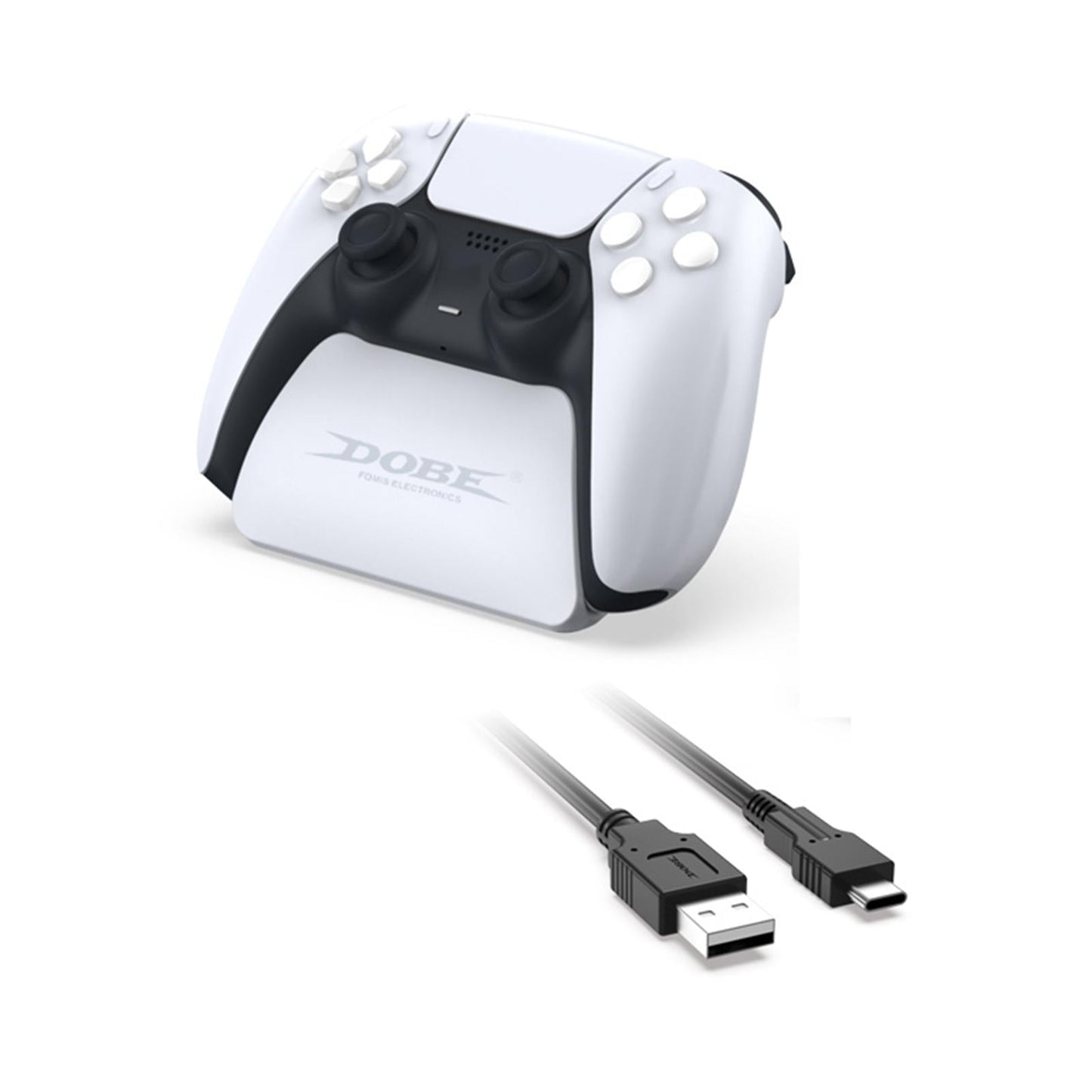 Ps5 Gamepad Controller Holder With Cable - White-1915197756641775622