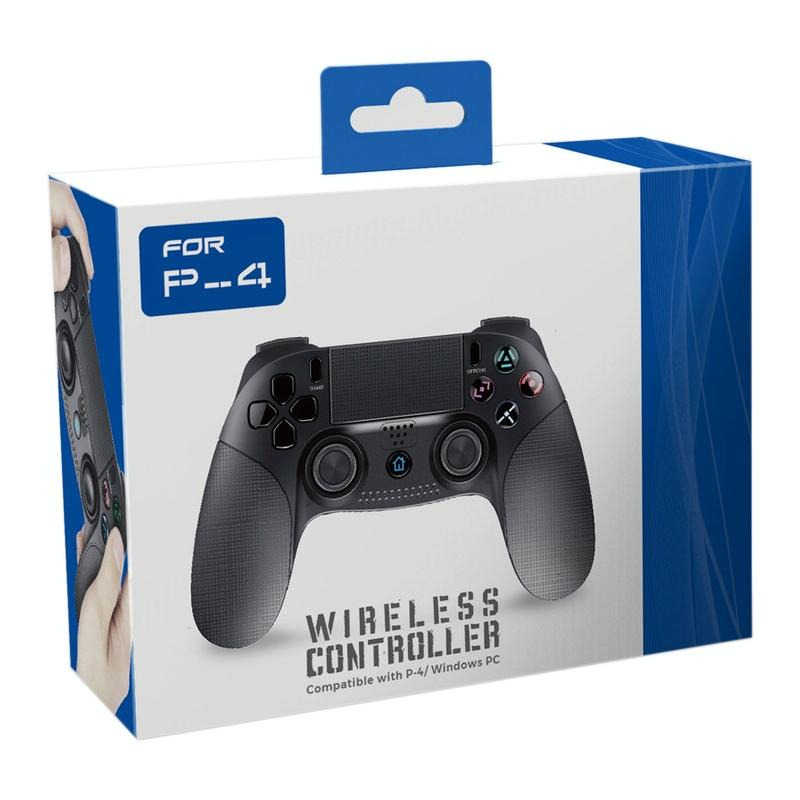 Wireless Dual Motor Game Controller For Ps4 / Ps3-1915197091085422597