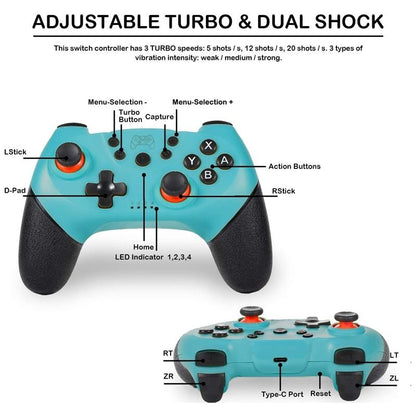 Switch Pro 6-Axis Tooth Gamepad-1915196545934954499