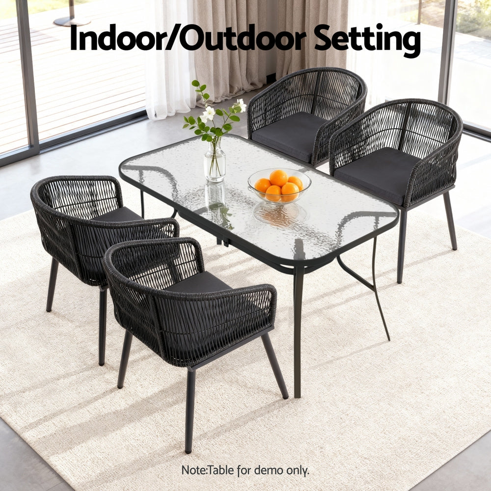 Gardeon 2PC Wicker Armchair Set – Stylish Comfort for Patio and Garden Living