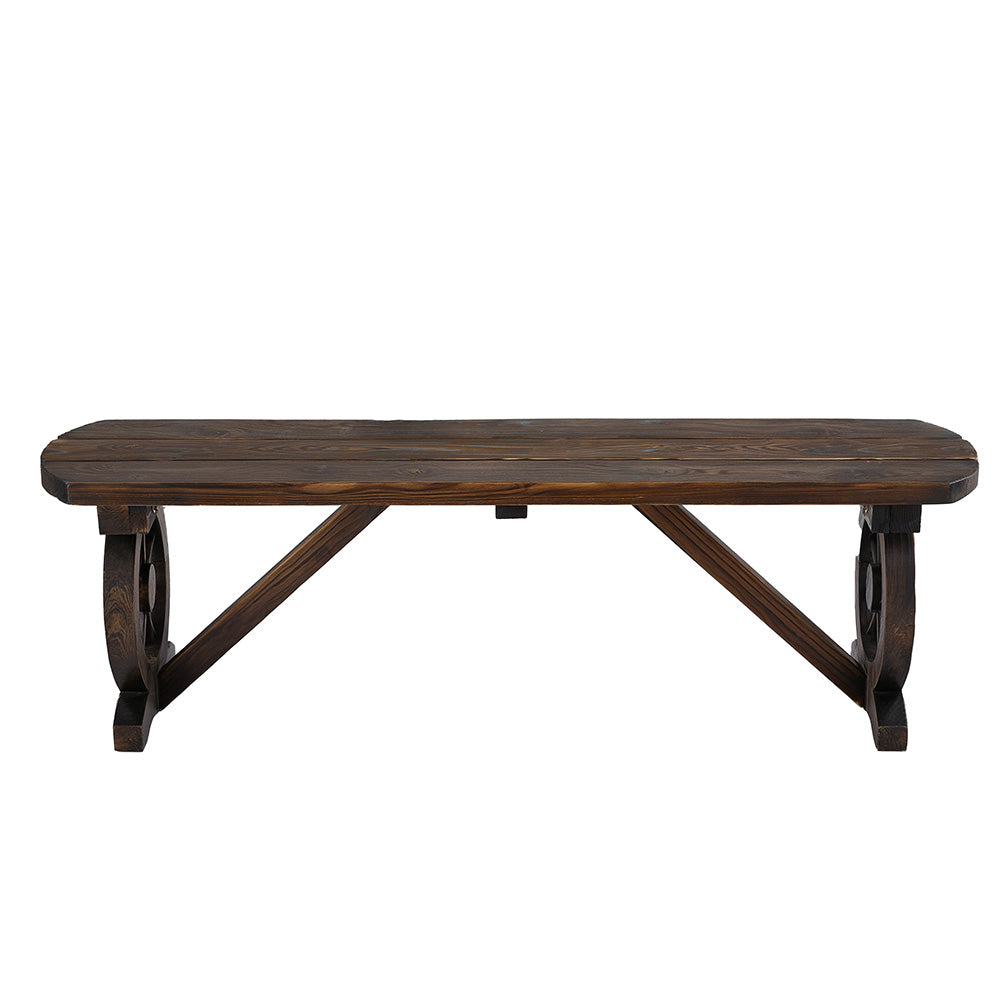 Gardeon Wagon Wheels Garden Bench – Rustic Charm Meets Lasting Strength